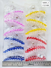 Impression Stylish Colored Plastic Hair Clutcher (Pack of 12)